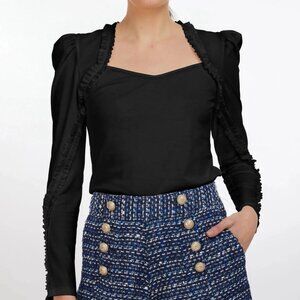 Generation Love Blythe Ruffle Trim Top Size XS